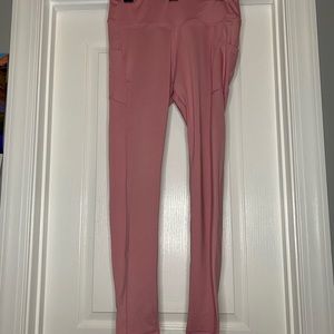 Yuanraner Leggings, pink, size XL.